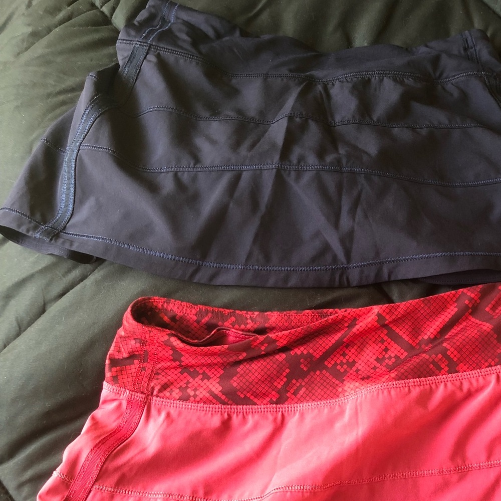 Lulu lemon tennis skirts